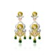 Designer Earrings with Certified Diamonds in 18k Yellow Gold - NCK1162EP